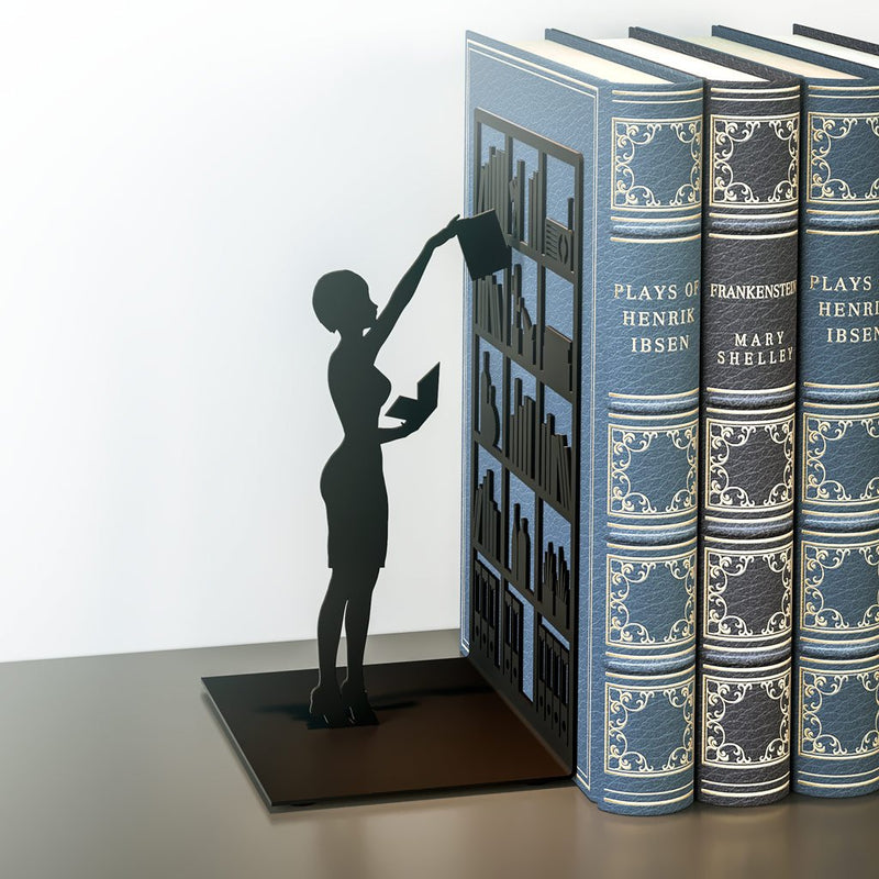 NewNest Australia - Balvi - The Library Metal bookend. 