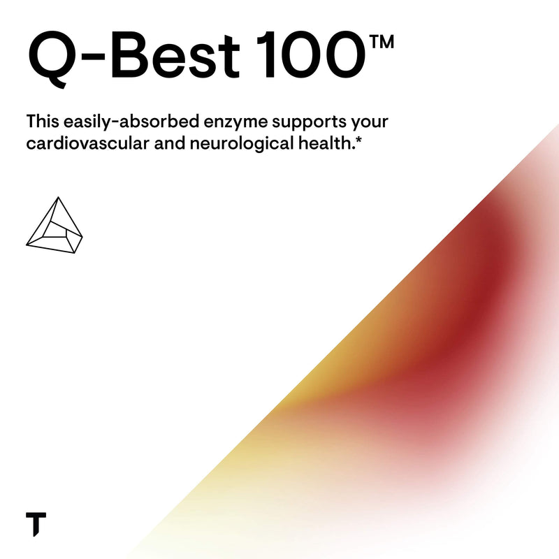 Thorne Research - Q-Best 100 - Patented Crystal-Free CoQ10 Supplement for Heart Health and Cellular Energy Production - 60 Gelcaps - NewNest Australia