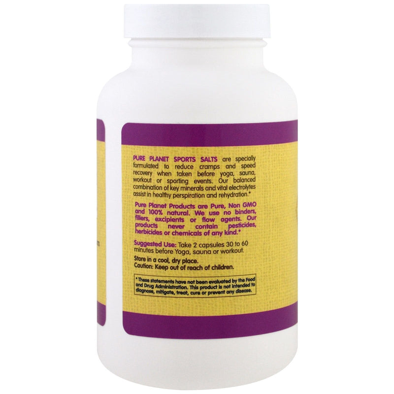 Pure Planet Sports Salts, 830 mg, 90 Vegetarian Capsules - NewNest Australia
