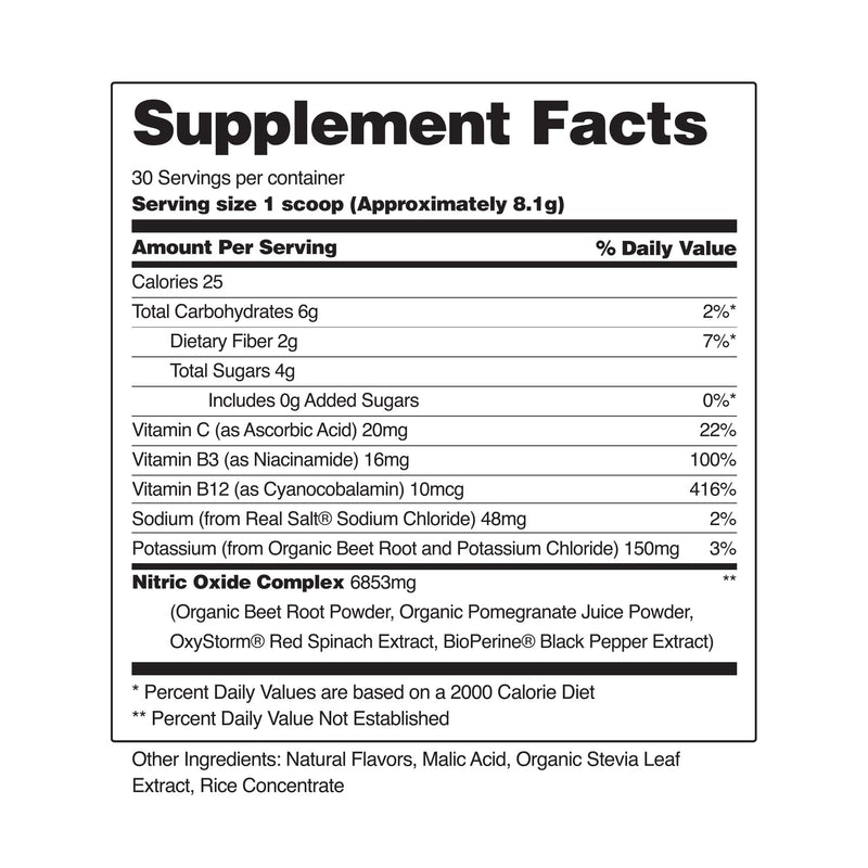 Beet Root Powder Organic - Nitric Oxide Beets by Snap Supplements - Supports Blood Pressure and Circulation Superfood, Muscle & Heart Health, Increase Stamina & Energy, 250g (Apple) Apple - NewNest Australia