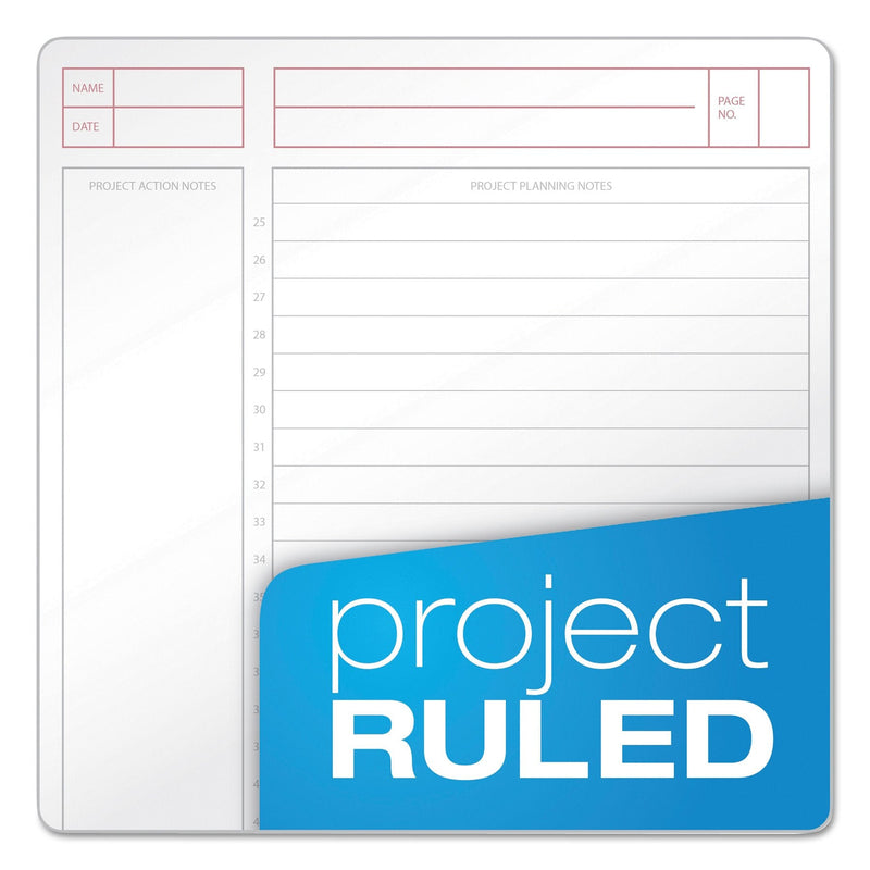 TOPS Products Journal Notetaking Planner, Wirebound, Ruled, 8-1/2"x6-3/4", Black (TOP63827) , White - NewNest Australia