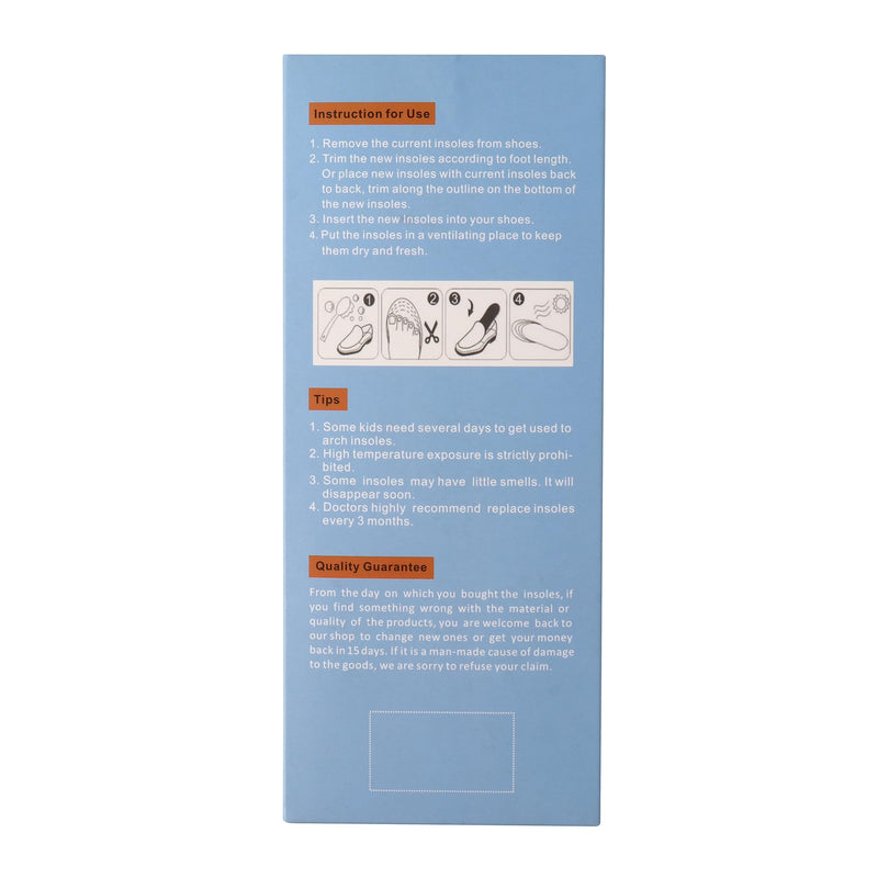 Ailaka Orthopedic Arch Insoles For Children - Comfort Insoles High Arch Orthopedic Cushioning Insole, Eva Foam Insoles For Children With Flat Feet And Plantar Fasciitis - NewNest Australia