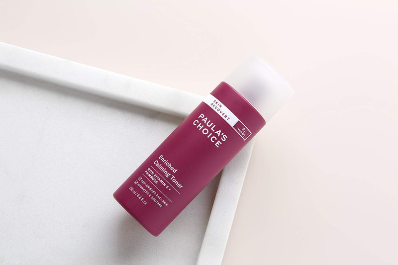 Paula's Choice Skin Recovery Rich Calming Toner - Nourishes Very Dry Skin with Vitamin E & Evening Primrose Oil - Redness Relief for Rosacea Prone Skin - Normal to Dry & Sensitive Skin - 190 ml - NewNest Australia