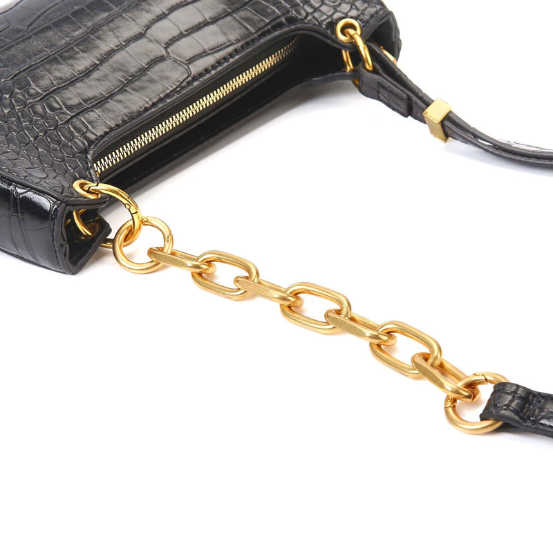 Fashion Large Metal Cross-Body Purse Strap Extender,Handbag Shoulder Strap Extender,Bag Chain Accessory Charms (Antique Gold) Antique Gold - NewNest Australia
