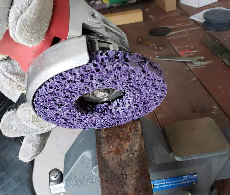 5PCS - 5" Strip & Clean Discs for Angle Grinders (Purple) 5"x7/8" - NewNest Australia