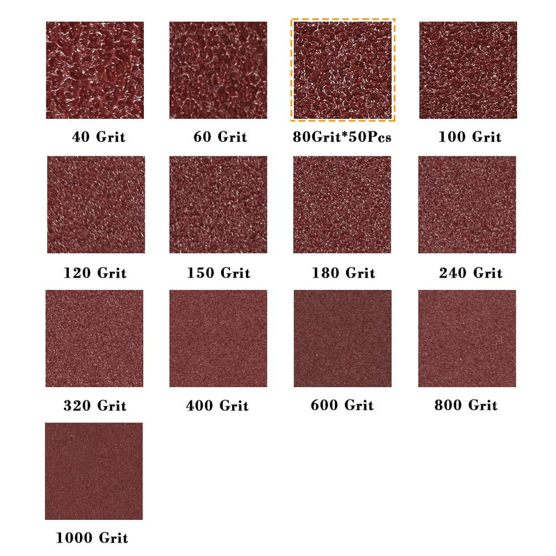 SPEEDWOX 50 Pcs Triangle Sanding Pads Hook and Loop 80 Grit 90mm 6 Holes Fit 3-1/2 Inches Oscillating Multi Tool Detail Sander Sandpaper Triangle Sanding Discs - NewNest Australia