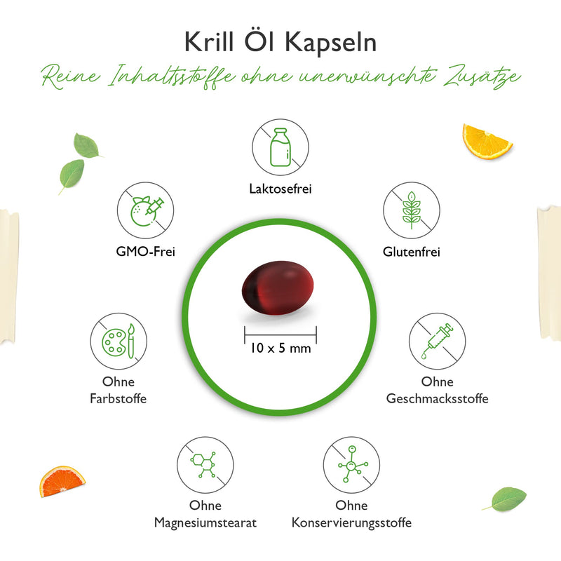 Krill oil - 120 capsules - Brand raw material: Superba Antarctic Krill oil - Rich in EPA + DHA + Astaxanthin + Phospholipids + Omega 3 fatty acids - From sustainable cultivation 120 servings (pack of 1) - NewNest Australia