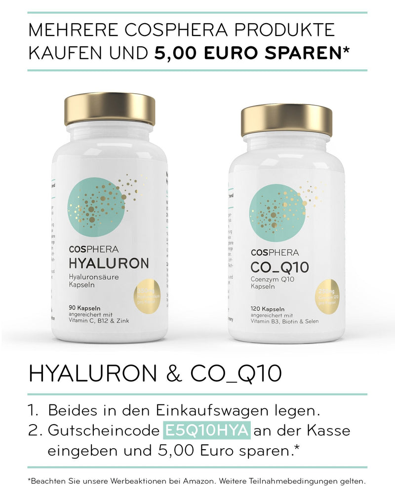 Coenzyme Q10 - High Dose With 250 Mg Per Capsule 120 Vegan Capsules In A 4 Month Supply. Enriched With Vitamin B3, Biotin And Selenium. For Skin, Anti-Aging, Cardiovascular, Nervous And Immune System. - NewNest Australia