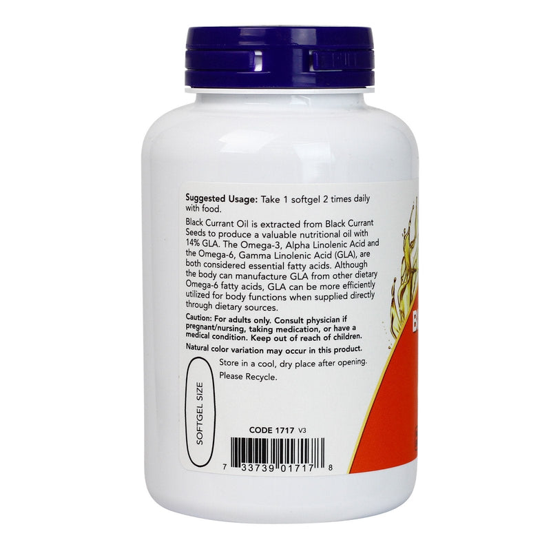Now Foods Black Currant Oil 1000 mg - 100 Softgels 2 Pack - NewNest Australia