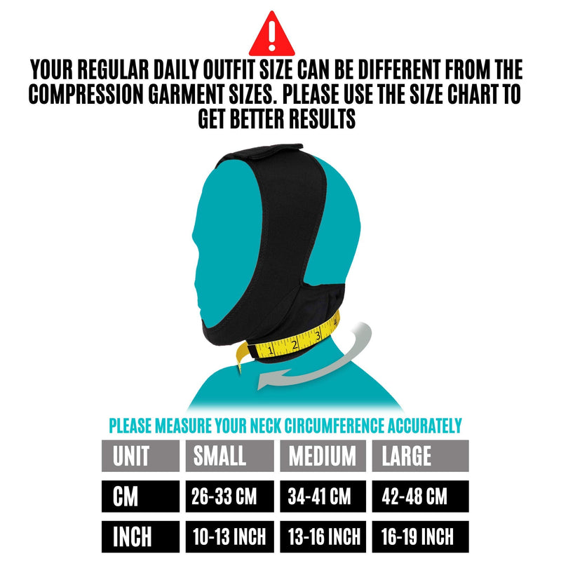 Chin Compression Garment After Liposuction Surgery, Neck Cover Strap Bandage (Small (Pack of 1)) Small (Pack of 1) - NewNest Australia