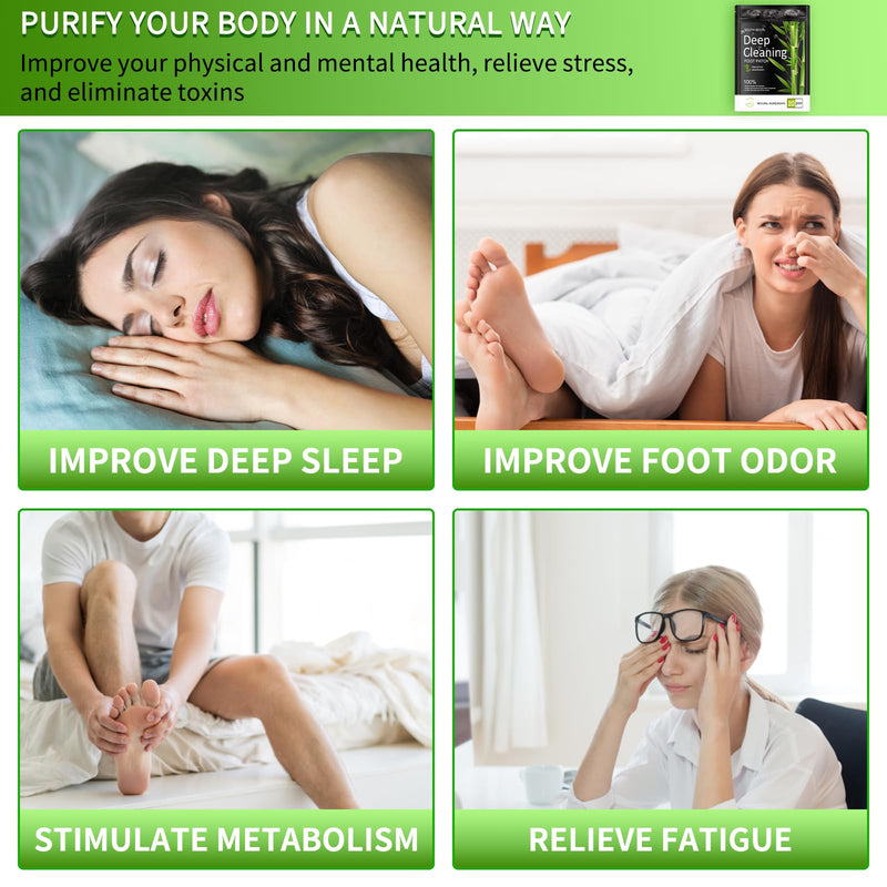 Detox Foot Patches 20 Pcs Detox Foot Pads, Foot Detox Pads to Remove Toxins Deep Cleansing,Foot Detox Patches for Stress Relief & Deep Sleep. 100% Natural, Enhance Blood Circulation - NewNest Australia