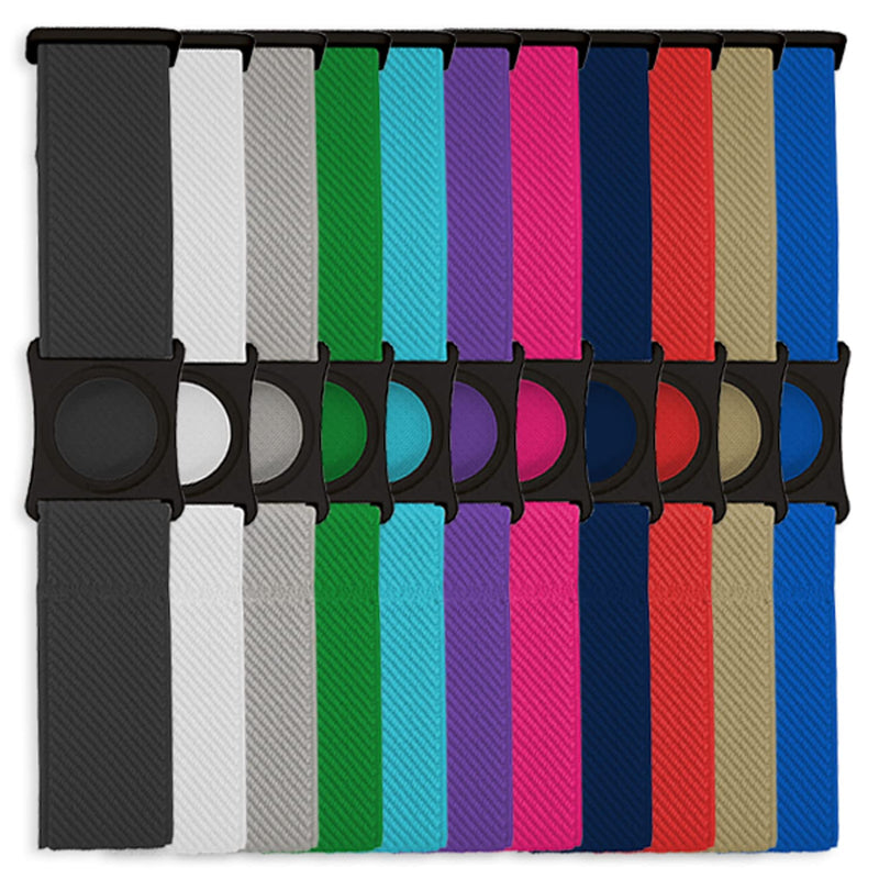 Slidesticker | Freestyle Libre 3 - Fixing Tape | Flexible - Waterproof - Strong Hold | Sensor Protection, Fixing For Freestyle Libre Sensor | Holder: Black (Medium: 25-35 Cm, Black) - NewNest Australia