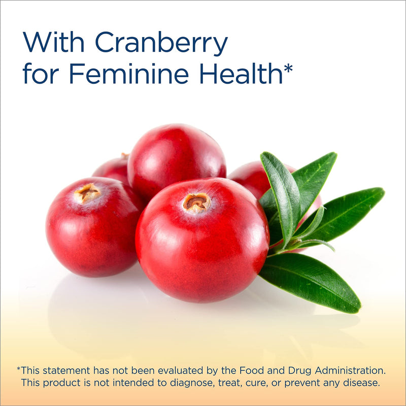 Renew Life Womens Care Gummy with Prebiotics, Probiotics and Cranberry; 48ct. (Pack May Vary) (Package May Vary) 2 Billion CFU 48 Gummies (Pack of 1) - NewNest Australia