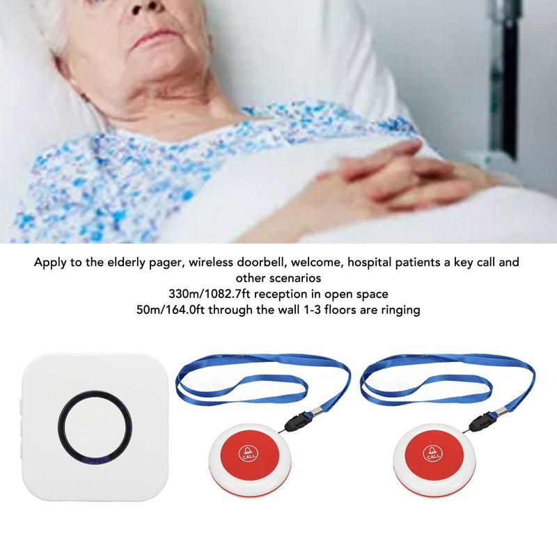 Wireless Pager For Nurses, Call Button, Nurse Warning System, Call Bell, Sos Call Buttons, 1 For 2 Modes, Patient Aid System, For Elderly Patients At Home Who Are Disabled - NewNest Australia