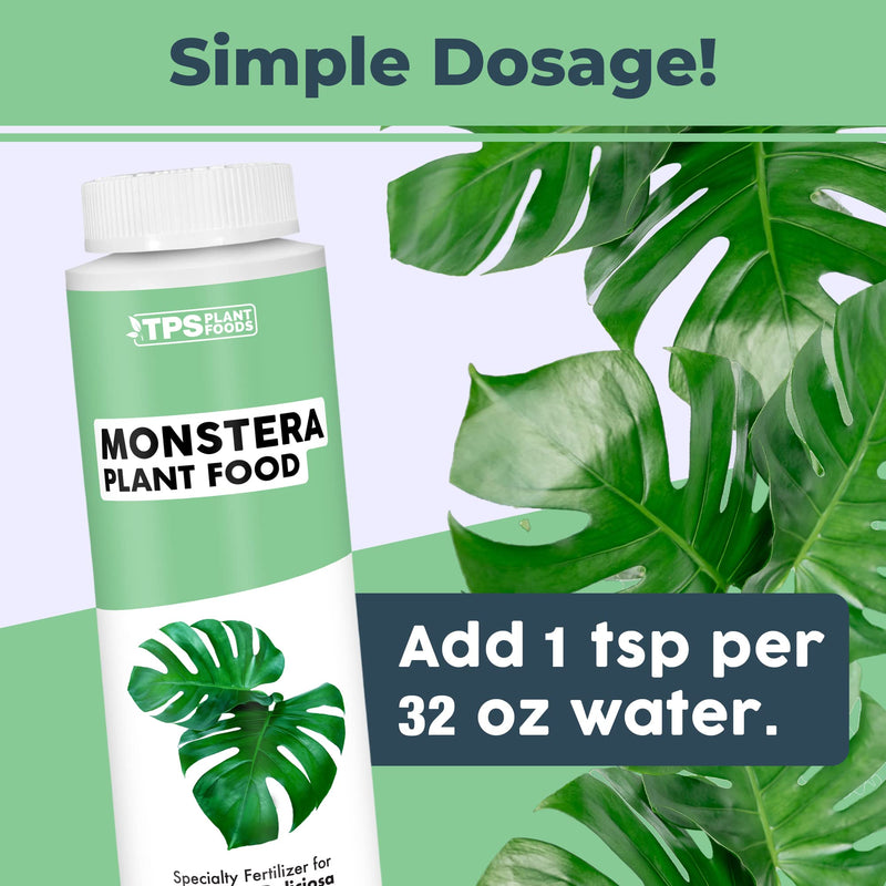 Monstera Plant Food for Monsteras and Philodendrons, Tropical Houseplant Liquid Fertilizer 8 oz (250mL) 8 oz (1/2 Pint) - NewNest Australia