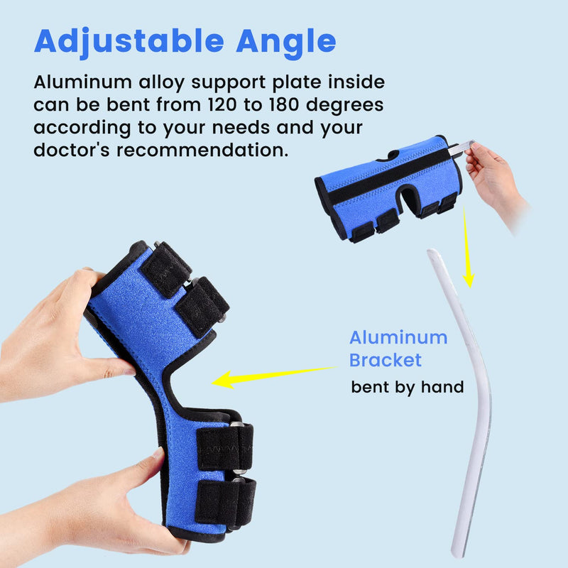 Elbow Brace, Night and Day Splint for Ulnar Nerve Entrapment for Left and Right, Cubital Tunnel Syndrome Physical Therapy and Recovery, Arm Immobilizer for Sleep and Work, for Woman, Man - L/XL - NewNest Australia