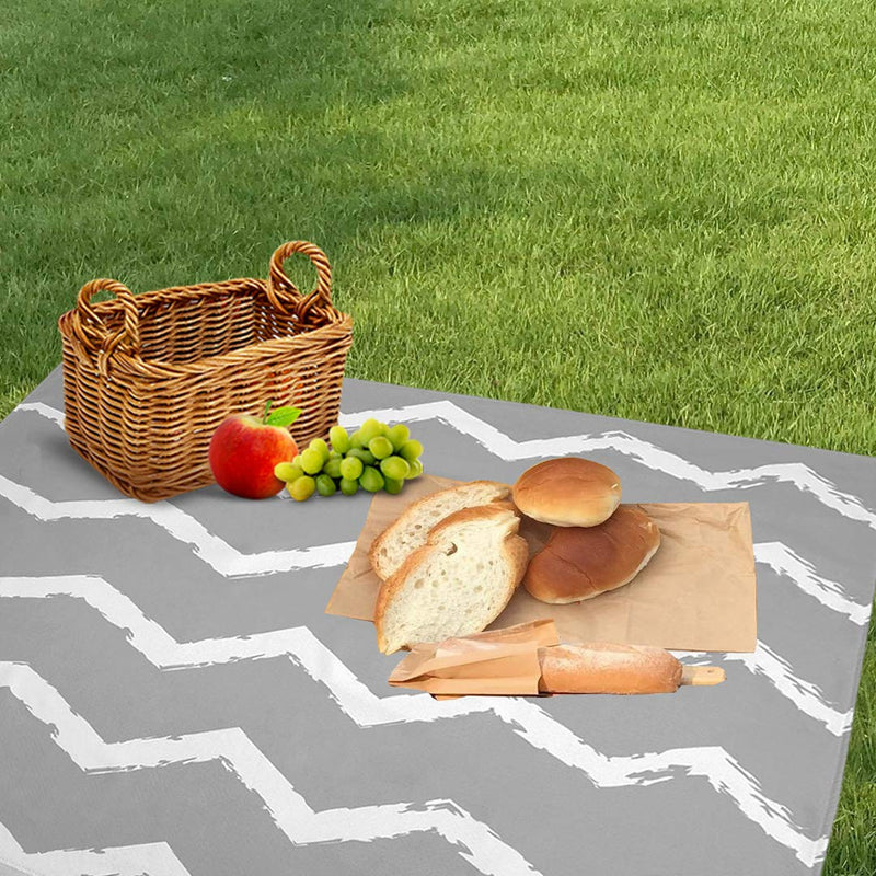 Large Splat Mat for Under High Chair/Arts/Crafts, WOMUMON Washable, Waterproof, Non Slip, Portable Floor Protector for Baby, Kids, Durable Spill, Splash Mat for Pet (Chevron) Chevron - NewNest Australia