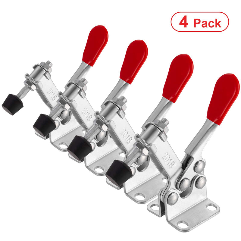 Accessbuy 4pack Hold Down Toggle Clamps Latch Antislip Red 201-B 220lbs Quick Release Tool - NewNest Australia