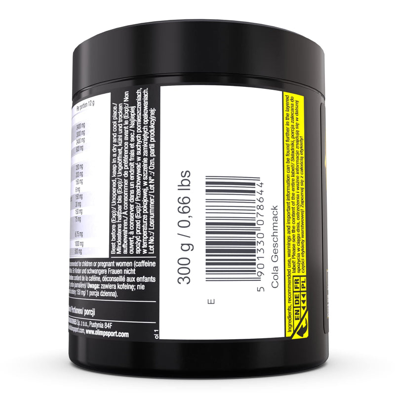 OLIMP SPORT NUTRITION- R-Weiler Focus nutritional supplement for more performance and concentration. Takes your pre workout booster to a whole new level! | Flavor: Cola (300 g) - NewNest Australia