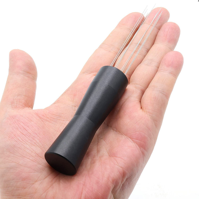 Espresso Coffee Stirrer, Coffee Stirring Tamper WDT Distribution Tool, Needle Type Distributor Hand Stirrer Tool (Black） Black - NewNest Australia