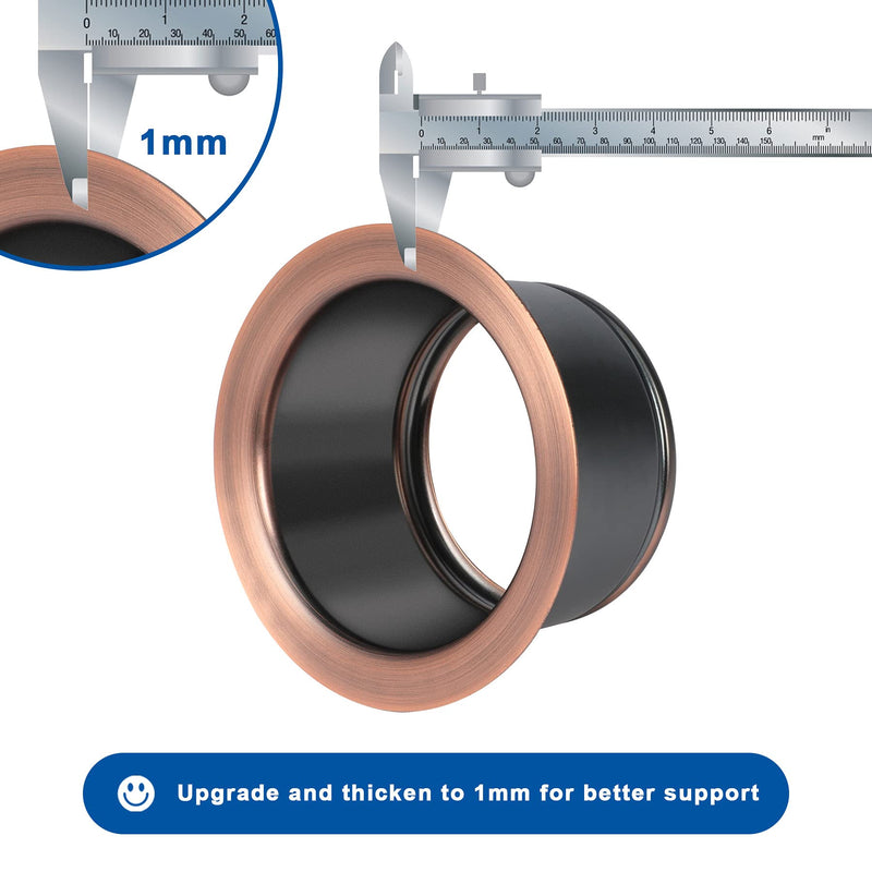 Extended Garbage Disposal Flange, Deep Kitchen Sink Flange for Disposers That Use A 3 Bolt Mount, Fit 3-1/2 Inch Standard Sink Drain Hole, Copper Extend - NewNest Australia