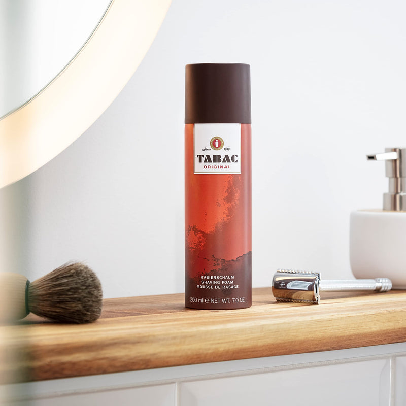 Tabac® Original | Shaving foam with the unmistakable scent of Tabac Original - optimal preparation for a thorough wet shave - Original Since 1959 | 200ml - NewNest Australia