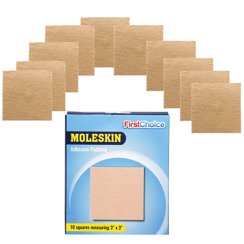 Extra Durable Moleskin Patches - 3" x 3" 10 Pack - NewNest Australia
