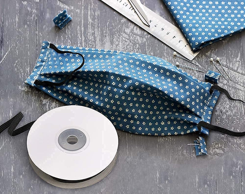 Elastic Band 1/4 inch Wide 10 yd, Stretch Strap,High Elastic Cord, for Sewing Crafting DIY-Black Black - NewNest Australia