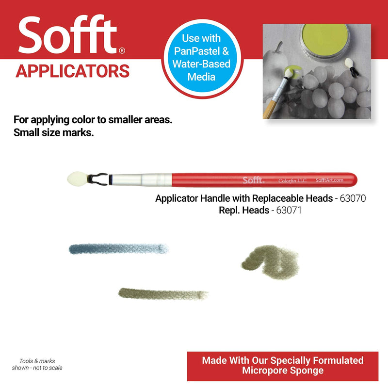 Colorfin Sofft Applicator and 4 Replacement Heads - NewNest Australia