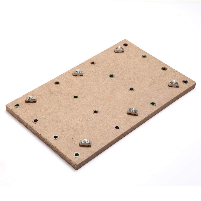 Genmitsu CNC MDF Spoilboard Table for 3018 CNC Router Machine, 30 x 18 x 1.2cm (11-4/5''x 7''x 1/2''), M6 Holes (6mm), Screws and Nuts Included - NewNest Australia