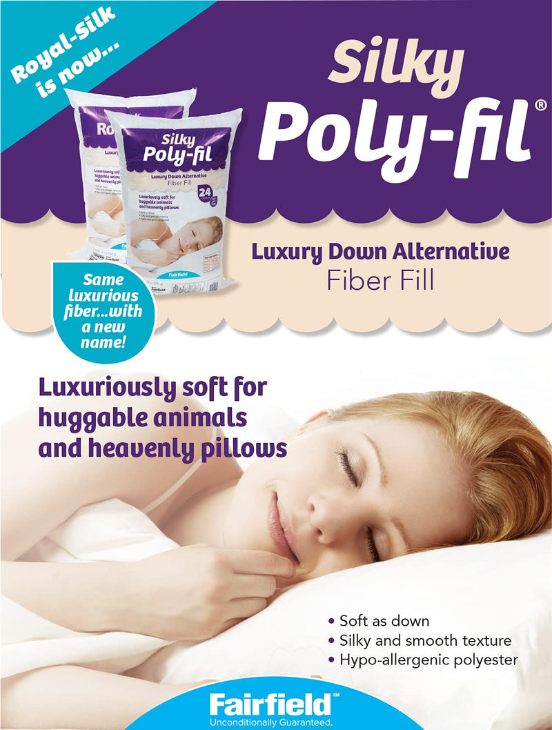 Fairfield PFRS12 Silky Poly-Fil Fiber Fill, 12oz Bag, 12 oz, White - NewNest Australia
