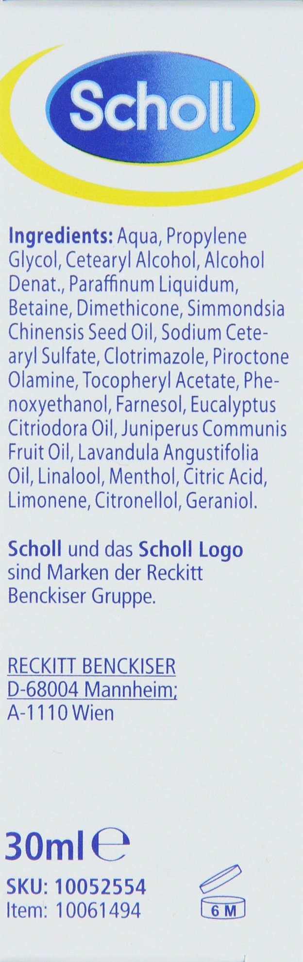 Scholl Athlete'S Foot Protection Cream ‚ Protective And Preventive Against Athlete'S Foot ‚ With Jojoba Oil And Vitamin E ‚ Nourishes ‚ Absorbs Quickly ‚ Does Not Grease ‚ 24 Hours Effect ‚ 30 Ml - NewNest Australia