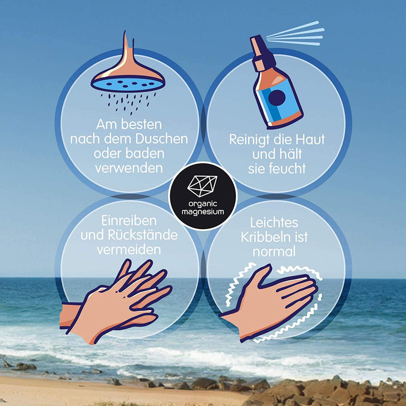 Zechstein Magnesium Gel From Organic Magnesium, 150 Ml, 100% Natural & Pure Magnesium Chloride Gel, Perfect For Sports & Muscle Relaxation, Ultra Pure & High Dose Liquid Gel - NewNest Australia