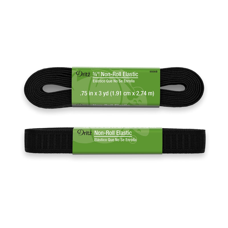 Dritz 3/4" Non-Roll Elastic, Black - NewNest Australia