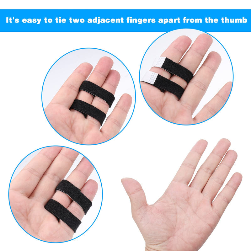 Hejo Trigger Finger Splint, Pack of 10 Finger Brace, Bandage Finger, Adjustable Finger Protection for Middle Finger, Ring Finger, Little Finger - NewNest Australia