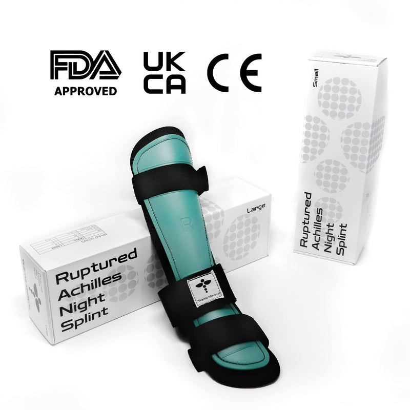 Achilles Tendon Rupture Night Splint Orthopedic Recovery Brace For Torn Achilles, Comfortable And Lightweight Support, Provides Alternative To Boots And Supports Sleep (Large, Right) - NewNest Australia