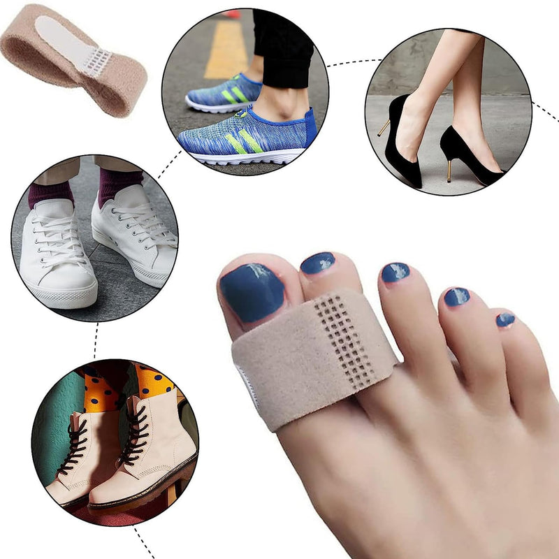 Joyola 12 X Hammer Toe Bandage, Hammer Toe Corrector, Correction Spacer, Universal Toe Correction Band, Toe Protection Bandage, For Finger Hammer Toe Separator - NewNest Australia