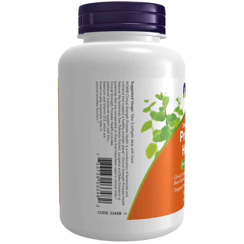 NOW Supplements, Prostate Health, Clinical Strength Saw Palmetto, Beta-Sitosterol & Lycopene, 90 Softgels - NewNest Australia