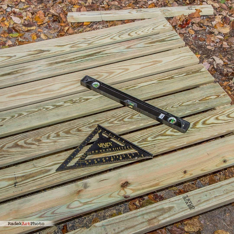 VINCA ARLS-12 Aluminum Rafter Carpenter Triangle Square 12 inch Measuring Layout Tool - NewNest Australia