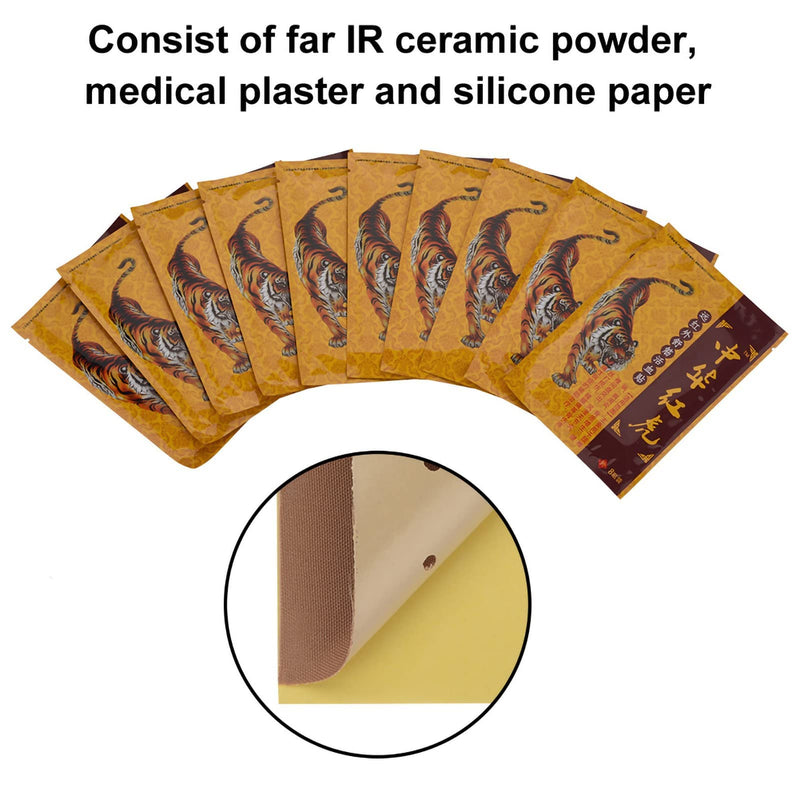 Pain Relief Patch, 80Pcs/10Pack Chinese Far Infrared Patch Pain Relief Patch for Back Pain, Shoulder Pain, Joint Pain, Muscle Pain, Herniated Disc - NewNest Australia