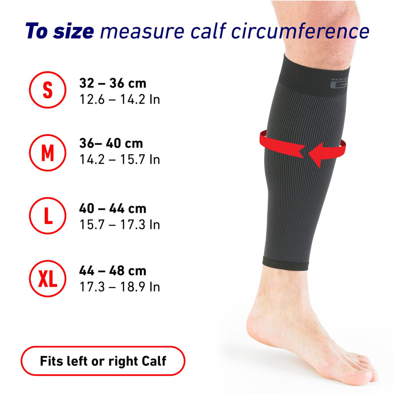 Neo G Calf Support for Running, Sports, Daily Wear– Shin Support for Pain Relief from Calf Injury, Strains, Sprains, Weak Calves – Shin Splints Support - Calf Compression Sleeve Men Women - M MEDIUM: 36 - 40 CM - NewNest Australia