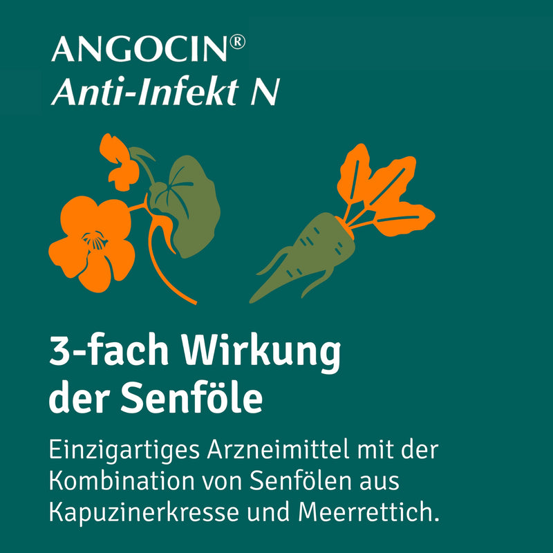 ANGOCIN Anti-Infection N - herbal medicine to ward off infections - for colds and bladder infections - 1 x 50 film-coated tablets - NewNest Australia