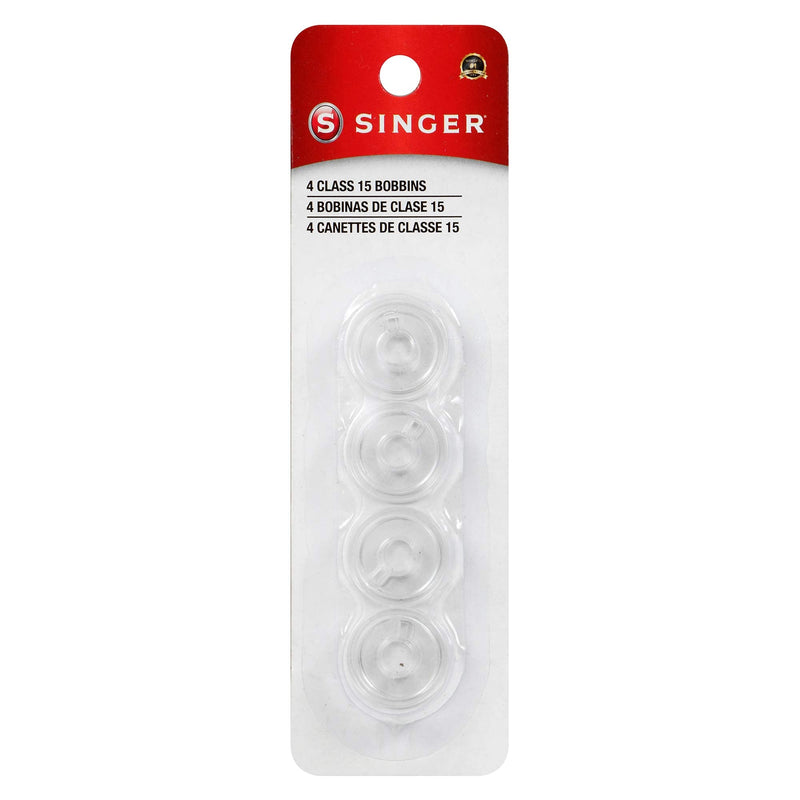 Singer Bobbins Class 15 Transparent, 4-Count 1-pack - NewNest Australia