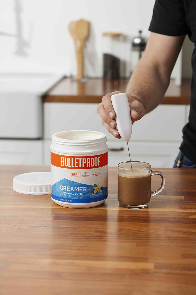 Bulletproof French Vanilla Creamer, 14.8 Ounces, Keto Coffee Creamer with MCT Oil and Grass-Fed Butter - NewNest Australia