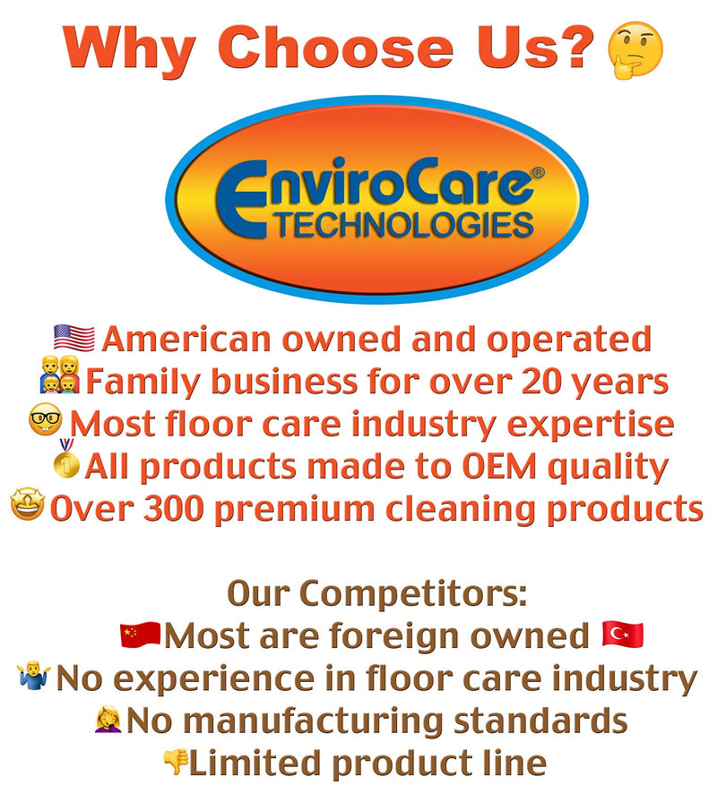 Envirocare Replacement Vacuum Cleaner Bags made to fit Kenmore Canister Type C/Q. 5055, 50557 and 50558 Panasonic Type C-5,15 pack - NewNest Australia