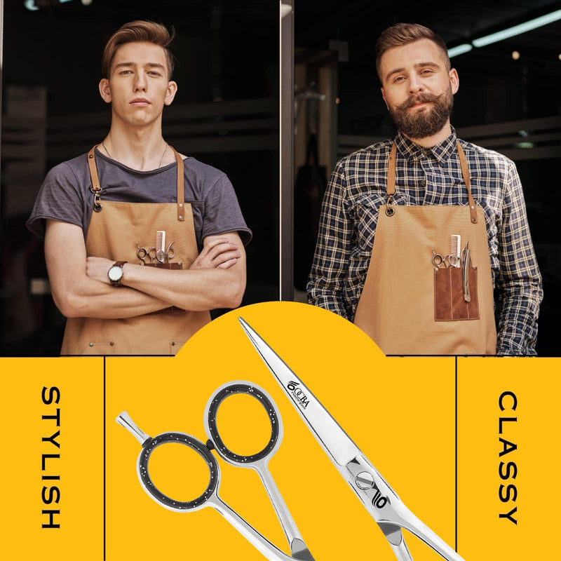 OCBA Hairdressing Scissors, Hairdressing Salon Scissors Stainless Steel Hair Scissors Professional Hairdressing Scissors, 6 Inch Scissors for Adults (Classic Hairdressing Scissors) Classic Hairdressing Scissors - NewNest Australia