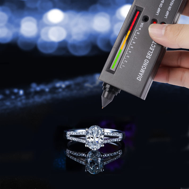 Dupeakya Professional Diamond Selector II, Gem Tester Pen Portable Electronic Diamond Tester Tool for Jewelry Jade Ruby Stone (Diamond Tester 2) Diamond Tester 2 - NewNest Australia