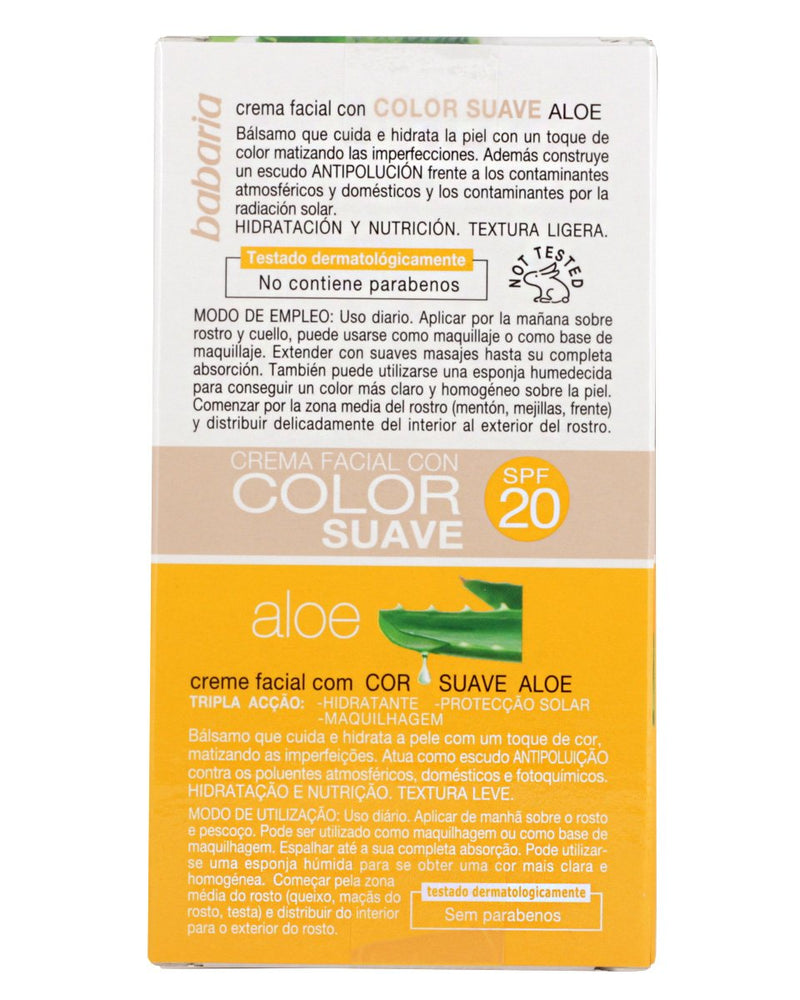 Babaria Aloe Vera BB Cream SPF20 50ml - NewNest Australia