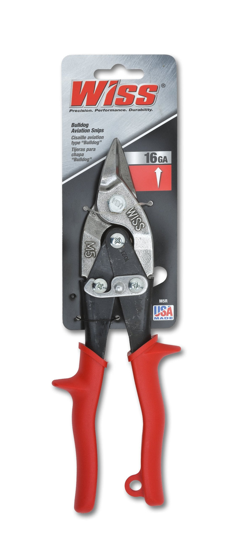Crescent Wiss 9-1/4" Metalmaster Bulldog Snips - M5R , Red - NewNest Australia