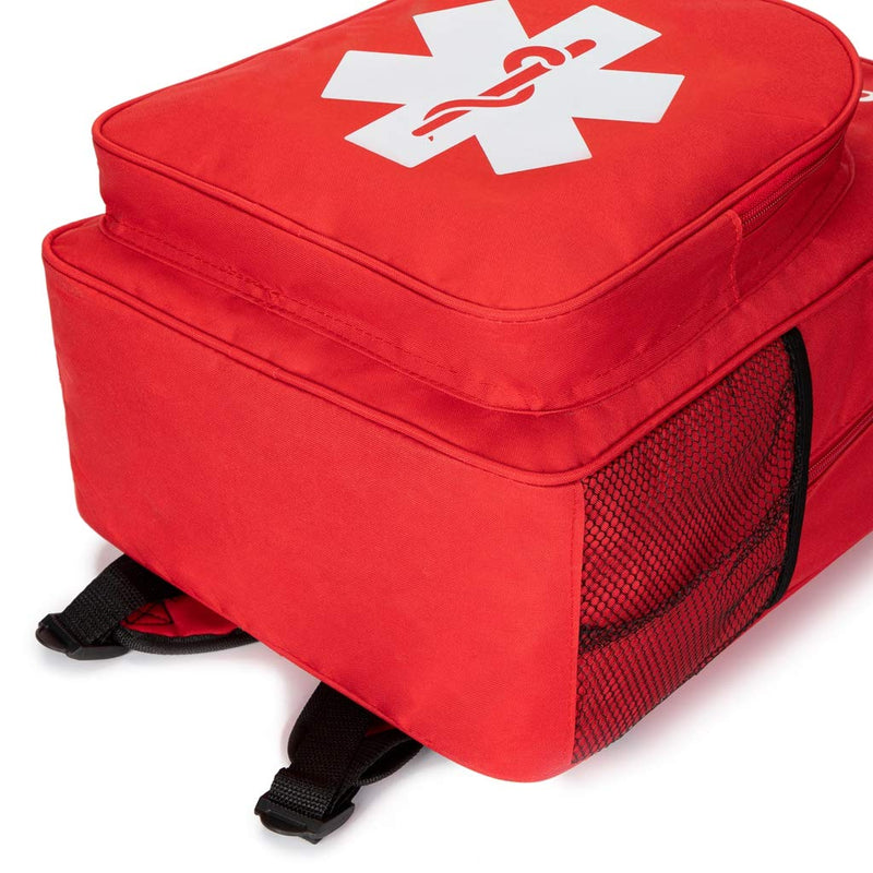 Jipemtra Red Emergency Bag First Aid Backpack Empty Medical First Aid Bag Treatment First Responder Trauma Bags For Cycling Hiking Trips Camping Daycare, Red Qz - NewNest Australia